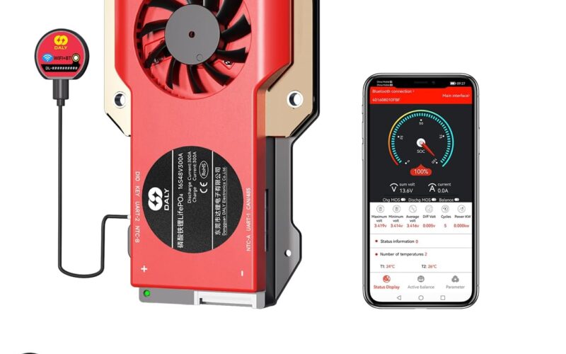 Revolutionary DALY Smart BMS: Power Up Your LifePO4 Pack with WiFi & CAN 485 – 16S, 300A!